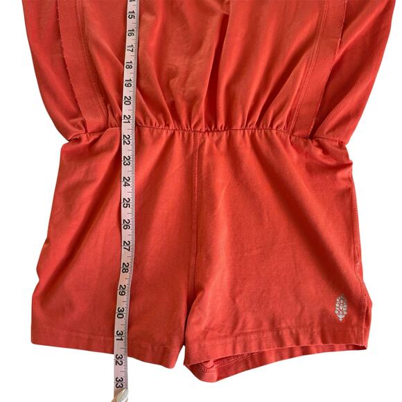 FP Movement Free People Hot Shot
Shortsie Coral Muscle Tank Romper Size Medium - Picture 6 of 10
